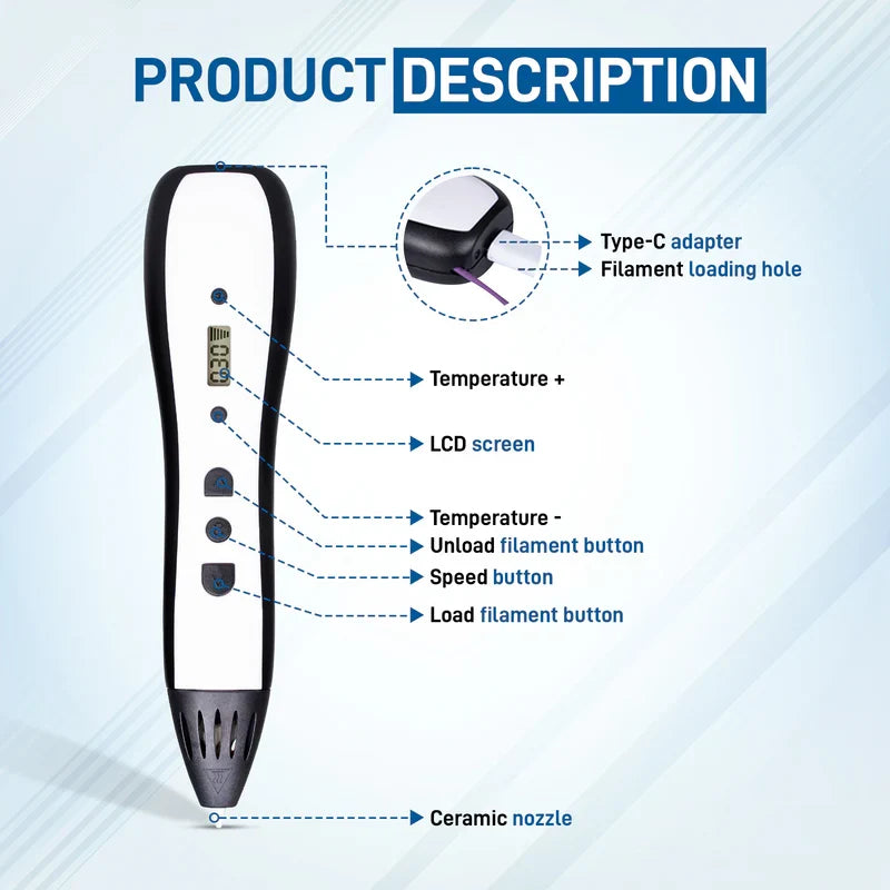 3D Printing Pen Pro™ - قلم الطباعة ثلاثية الأبعاد