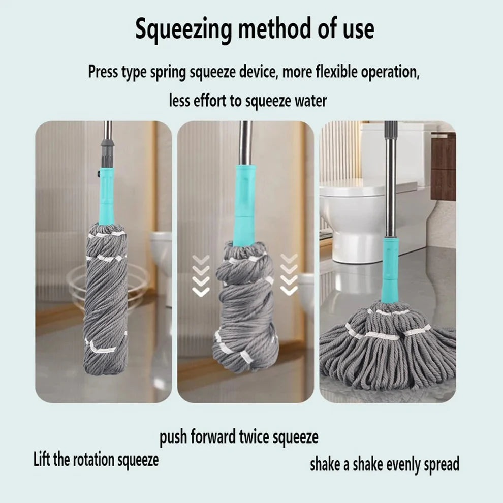 EasyClean™ 2 in 1 360° Rotatable Self Cleaning Floor Mop
