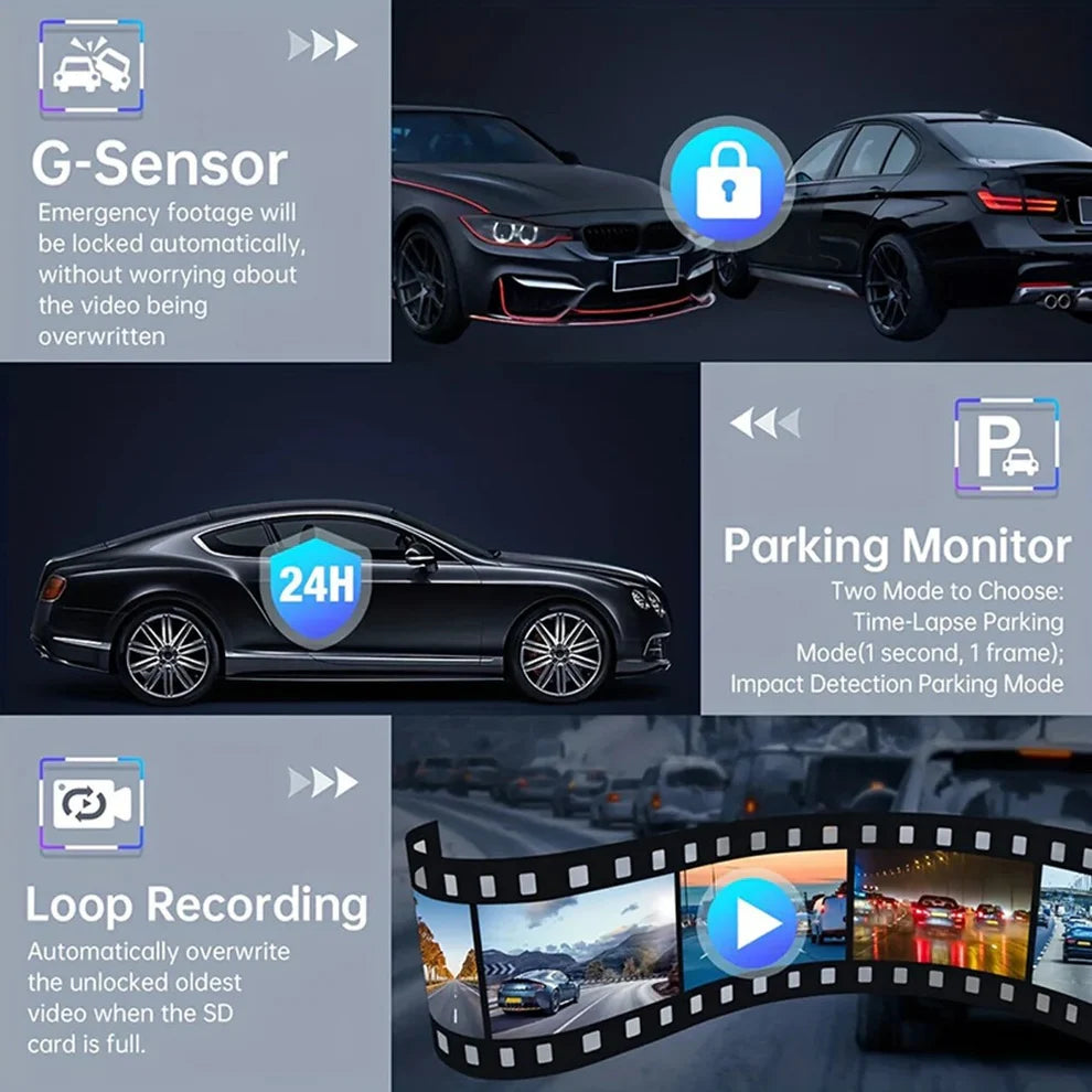 Original ClearVision™ Dual-Lens Car Rear View Smart Mirror Camera