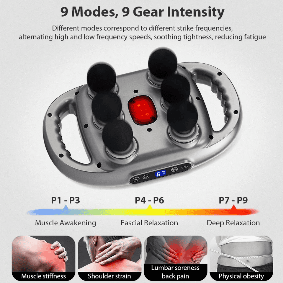 EasyComfort™ Six-Head Muscle Relaxation Massager