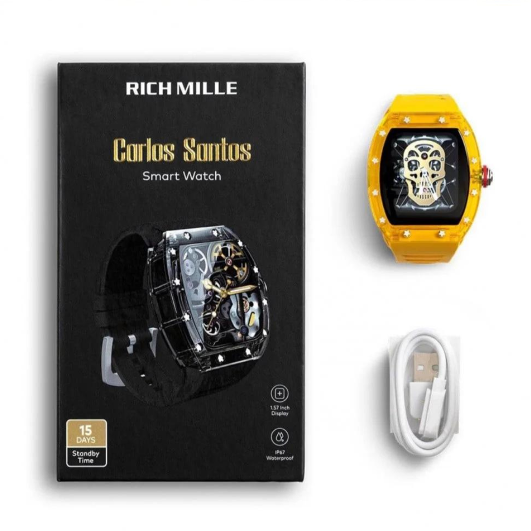 Green Lion Carlos Santos Smart Watch by RICH MILLE™