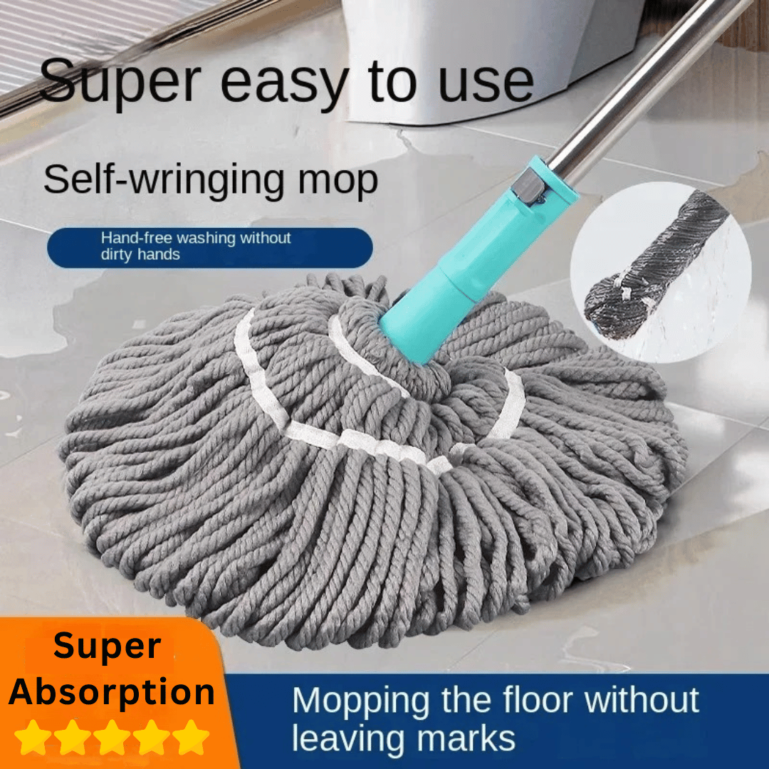 EasyClean™ 2 in 1 360° Rotatable Self Cleaning Floor Mop