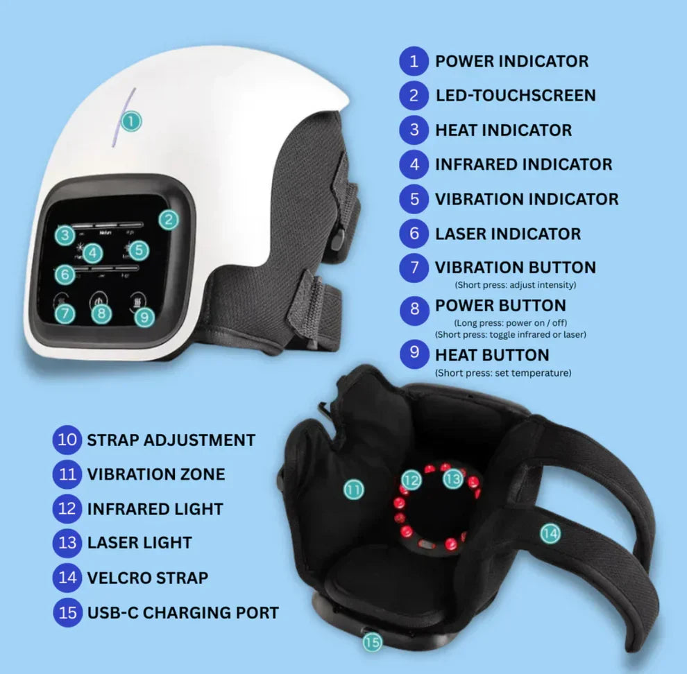 ElectroPro™ Premium Smart Heating Electric Knee Massager