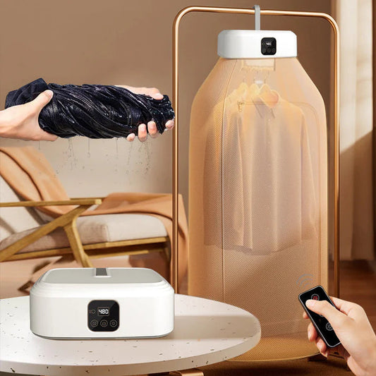 Multifunctional Portable Clothes Drying and Ironing Machine