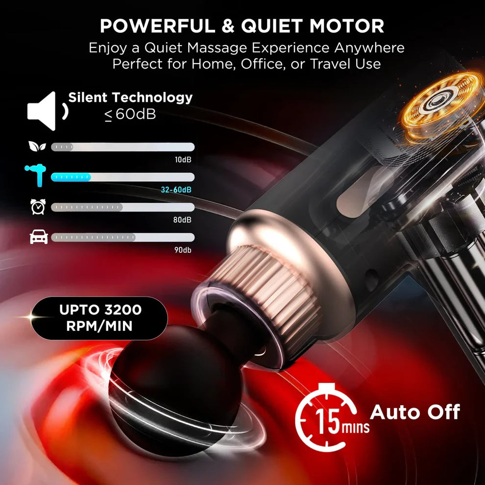 Dynamo™ Rechargeable Gun Massager - مدلك بندقية قابلة للشحن