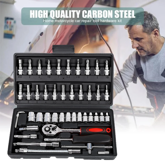 Multi-Purpose 46 pcs Socket Wrench Toolbox