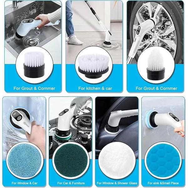 CleanMax™ HeavyDuty 9-in-1 Electric Spin Cleaner