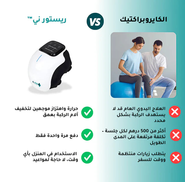 ElectroPro™ Knee Massager - جهاز لاسلكي لتدليك الركبة