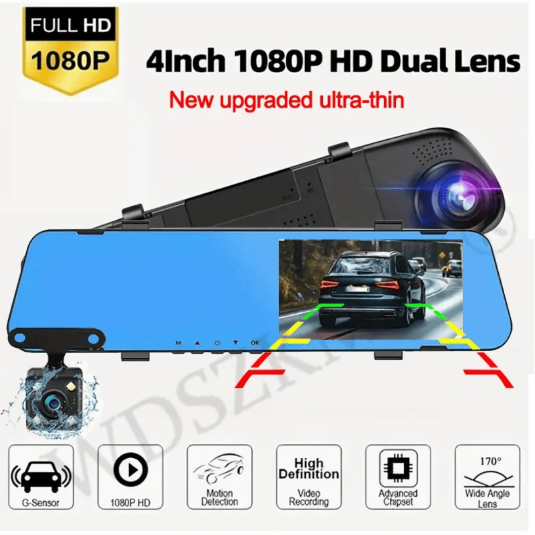 Original ClearVision™ Dual-Lens Car Rear View Smart Mirror Camera