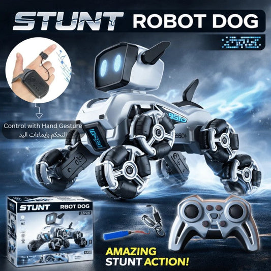 Remote-Controlled Acrobatic Robot Dog - كلب آلي بهلواني يُتحكم به عن بُعد