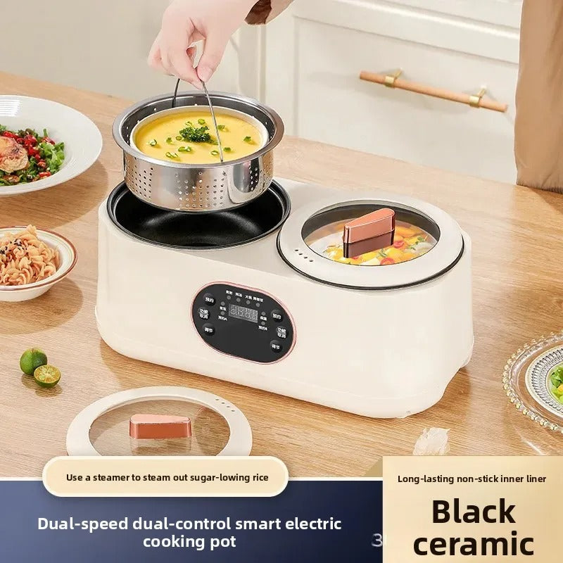 EasyCook™ Portable Multi-Function Double-Pot Steam Cooker