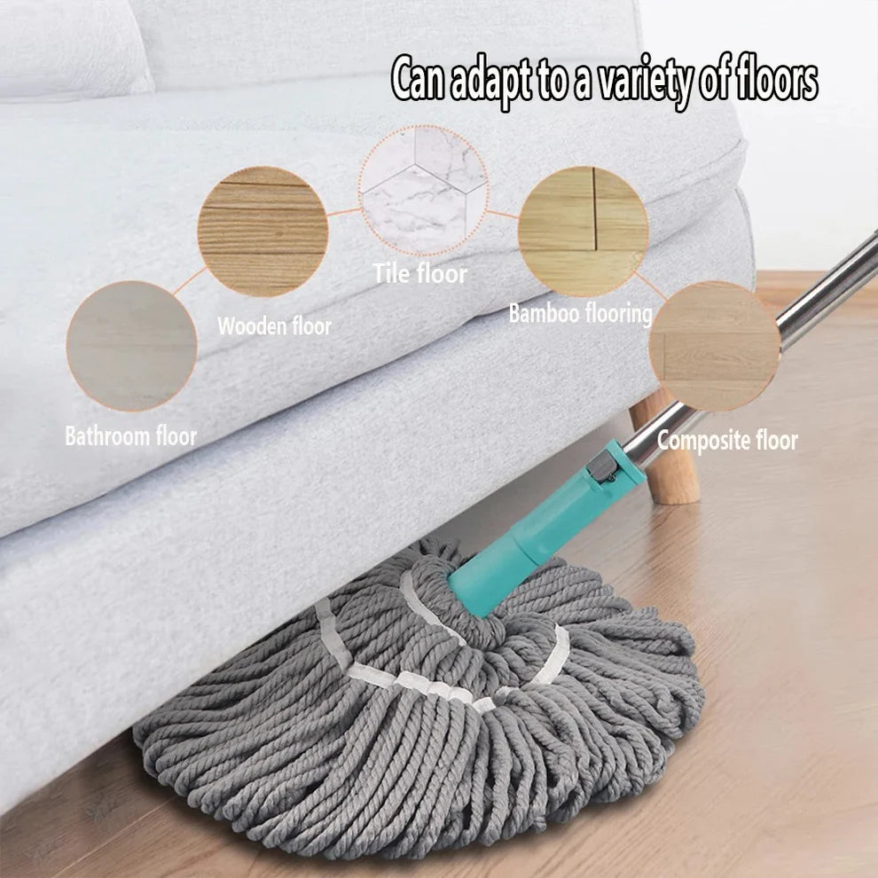 EasyClean™ 2 in 1 360° Rotatable Self Cleaning Floor Mop