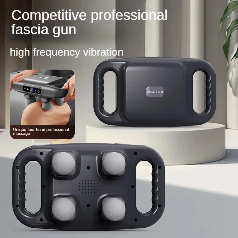 EasyComfort™ Four-Head Muscle Relaxation Gun Massager