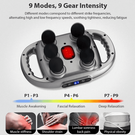 EasyComfort™ Six-Head Muscle Relaxation Massager